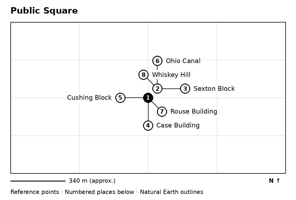 Closer orientation map for Public Square