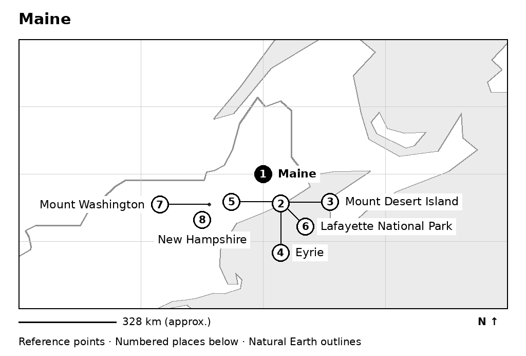 Closer orientation map for Maine