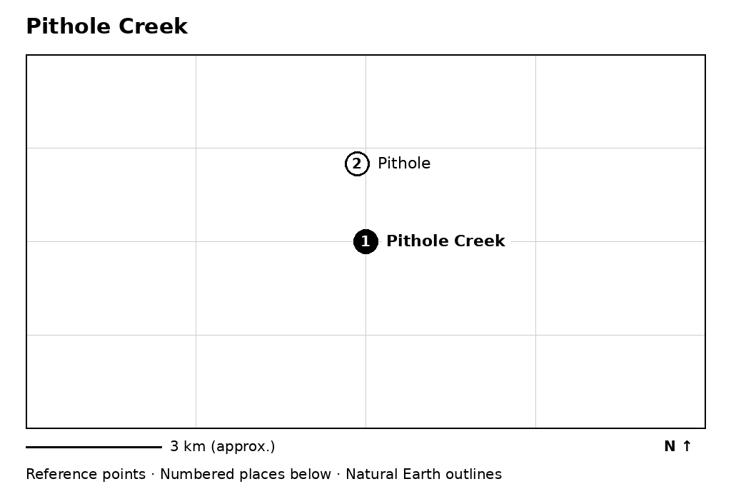 Closer orientation map for Pithole Creek
