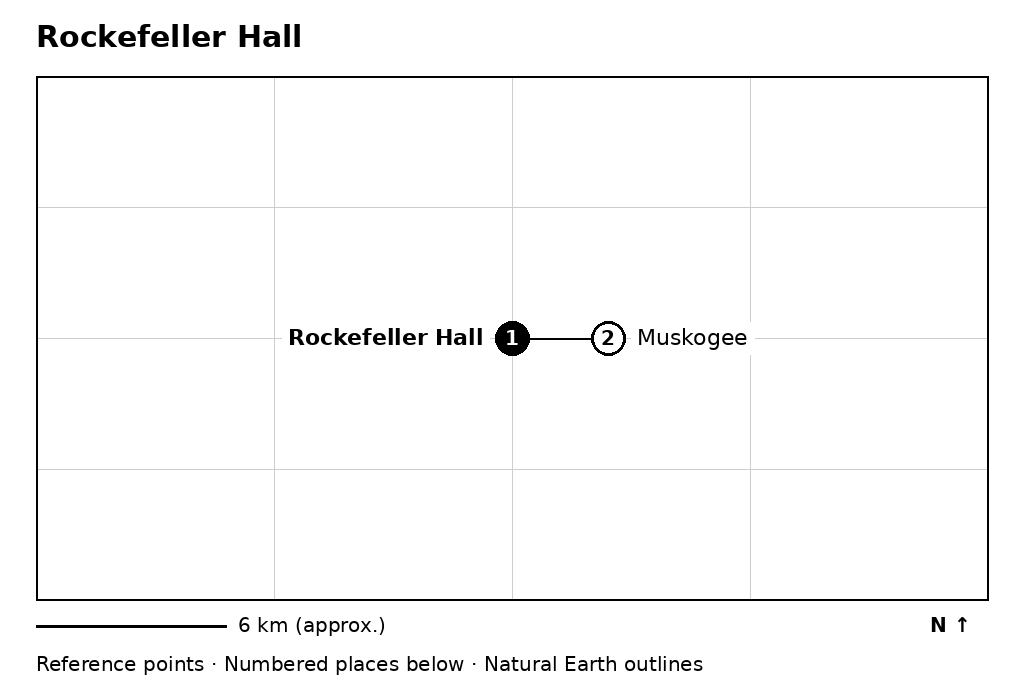 Closer orientation map for Rockefeller Hall