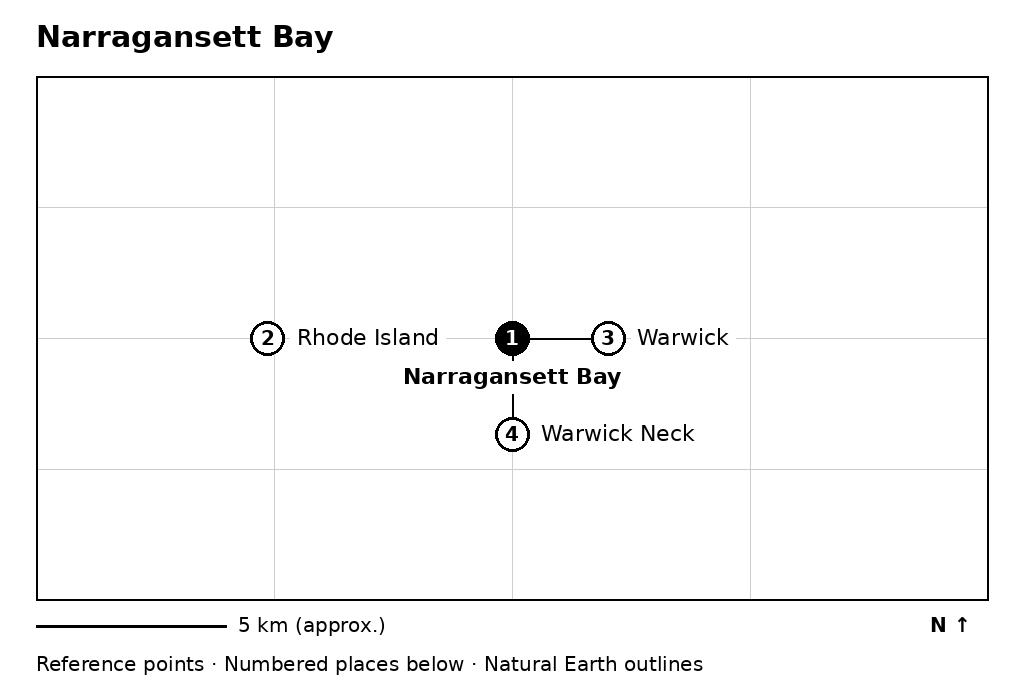 Closer orientation map for Narragansett Bay