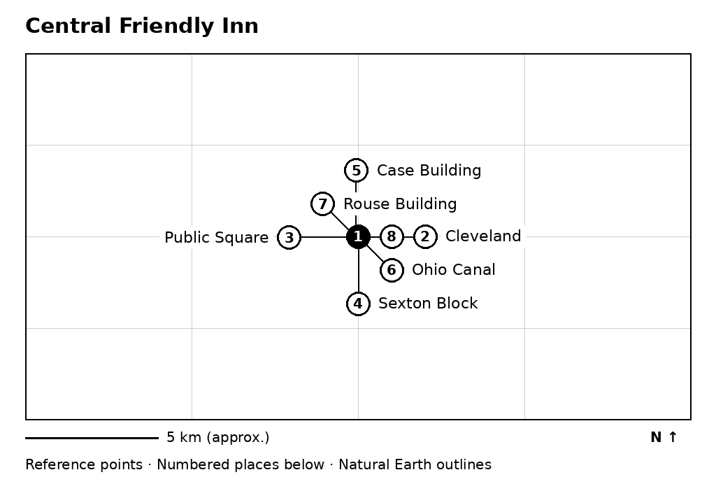 Closer orientation map for Central Friendly Inn