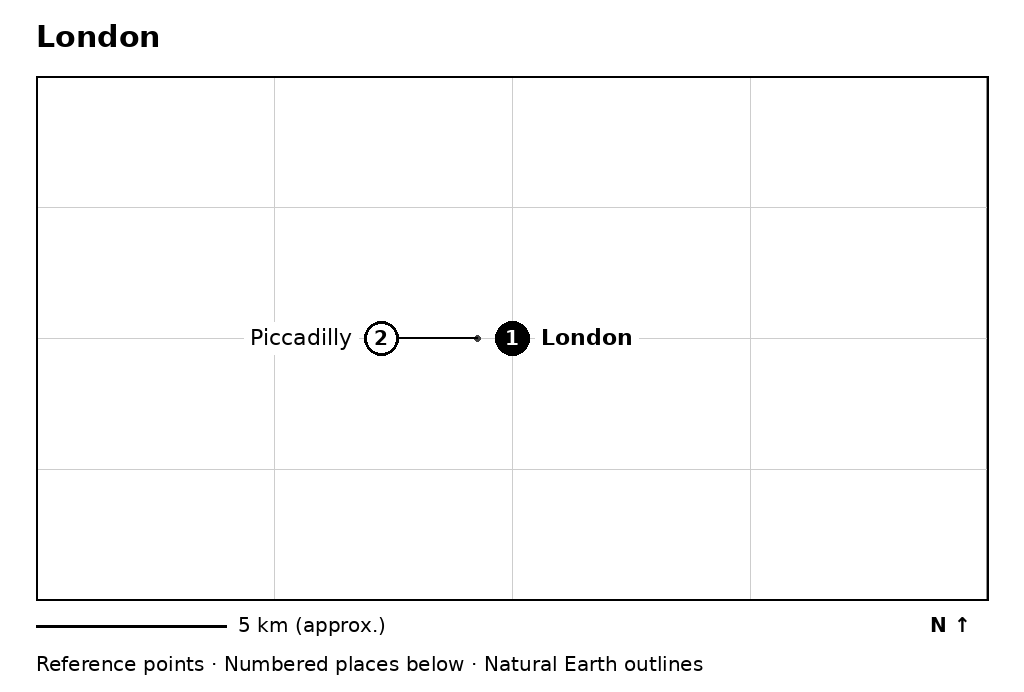 Closer orientation map for London