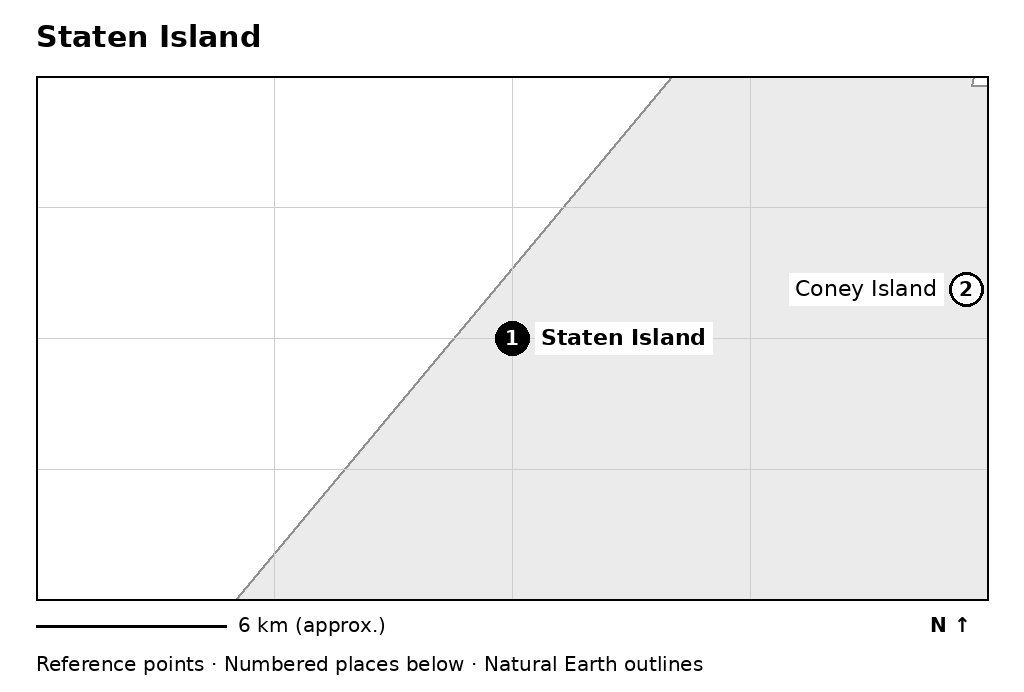 Closer orientation map for Staten Island